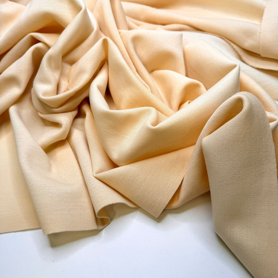 Rice Pudding - Wool Woven - Light Beige - 1.85M Bundle - True Deadstock fabric Fabric by private - Sustainable Textile | FABCYCLE