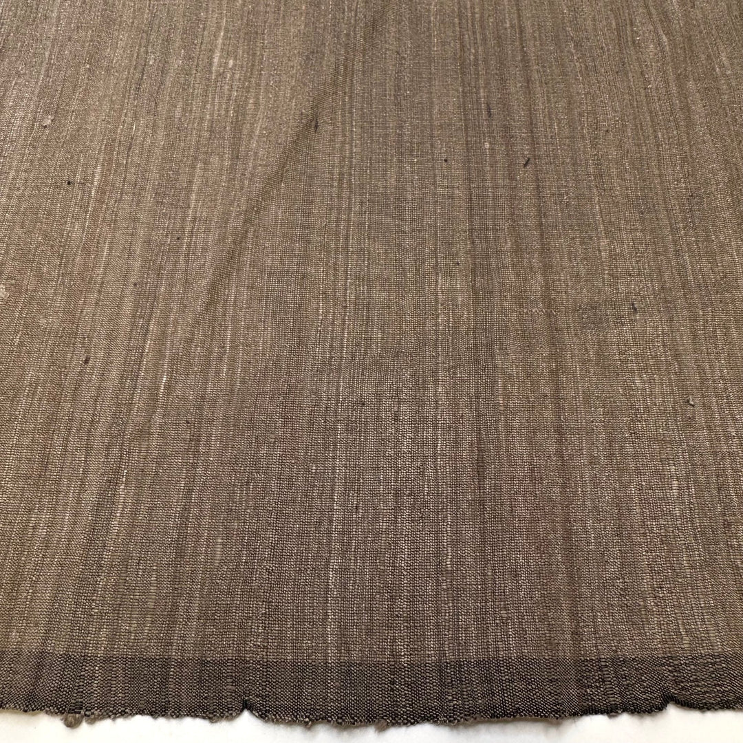 Rich Inner Worlds - Silk Woven - Dark Beige/Grey - 2.35M Bundle - True Deadstock fabric Fabric by private - Sustainable Textile | FABCYCLE
