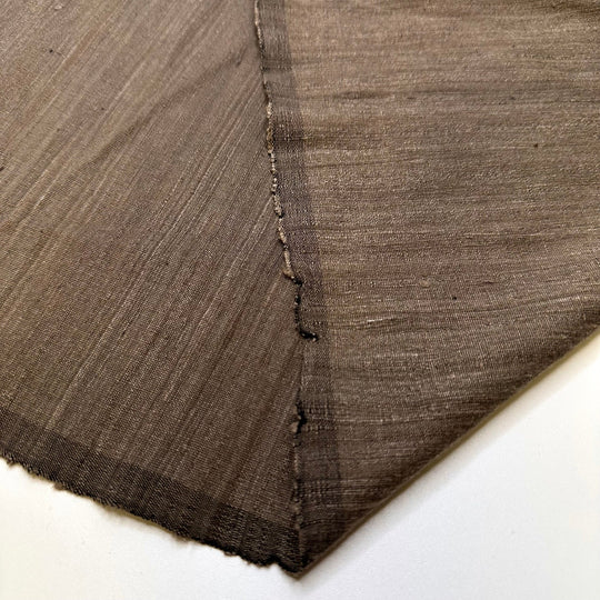 Rich Inner Worlds - Silk Woven - Dark Beige/Grey - 2.35M Bundle - True Deadstock fabric Fabric by private - Sustainable Textile | FABCYCLE