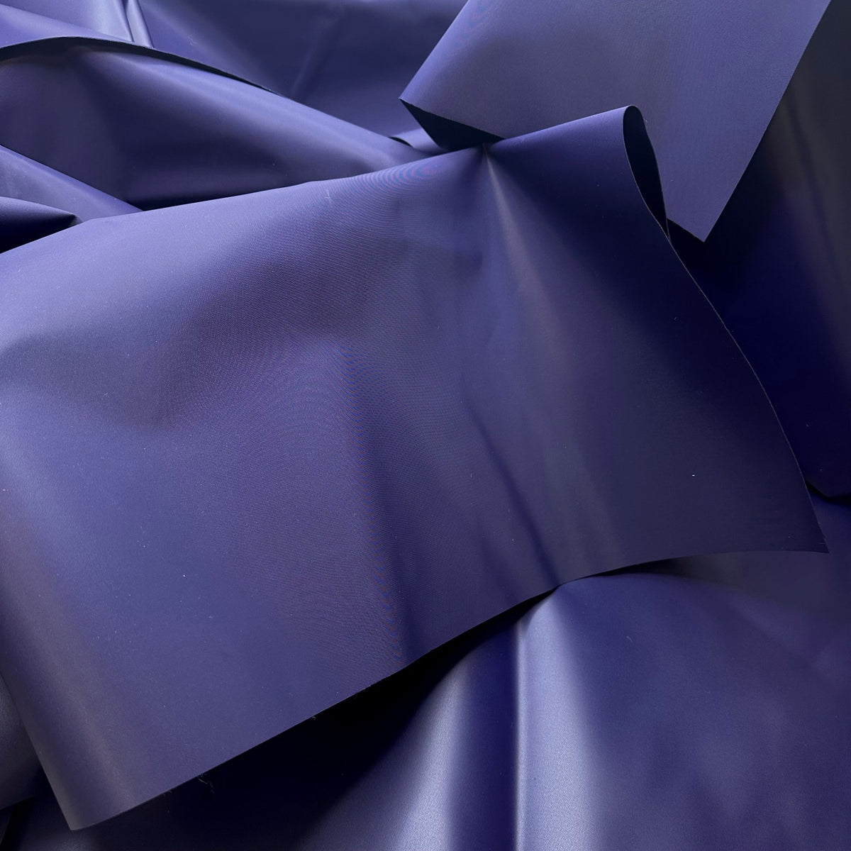 Right Tool For The Job - Waterproof Vinyl PU Woven - Dark Navy - Bundles - True Deadstock fabric Fabric by private - Sustainable Textile | FABCYCLE