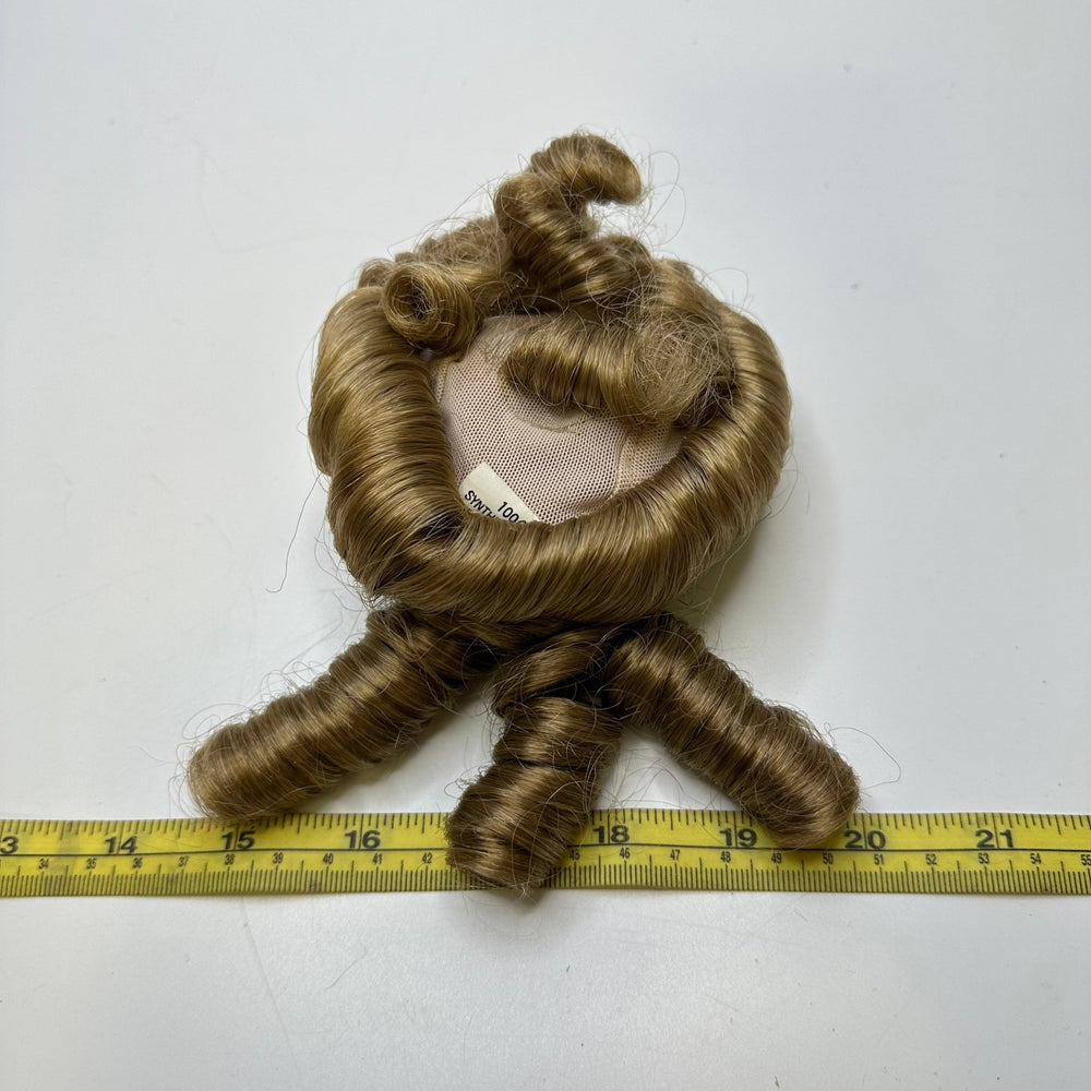 Ringlet Doll Wig Accessories - Light Brown - Individual - True Deadstock supplies Fabric by private - Sustainable Textile | FABCYCLE