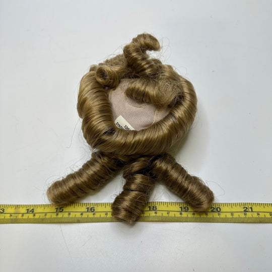 Ringlet Doll Wig Accessories - Light Brown - Individual - True Deadstock supplies Fabric by private - Sustainable Textile | FABCYCLE