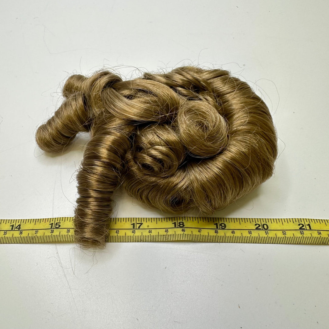 Ringlet Doll Wig Accessories - Light Brown - Individual - True Deadstock supplies Fabric by private - Sustainable Textile | FABCYCLE
