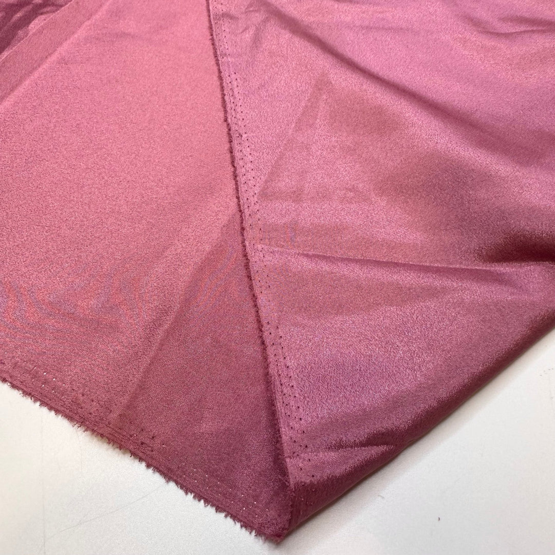 Rising And Setting With The Sun - Polyester Blend Woven - Pink - 2M Bundle - True Deadstock fabric Fabric by private - Sustainable Textile | FABCYCLE