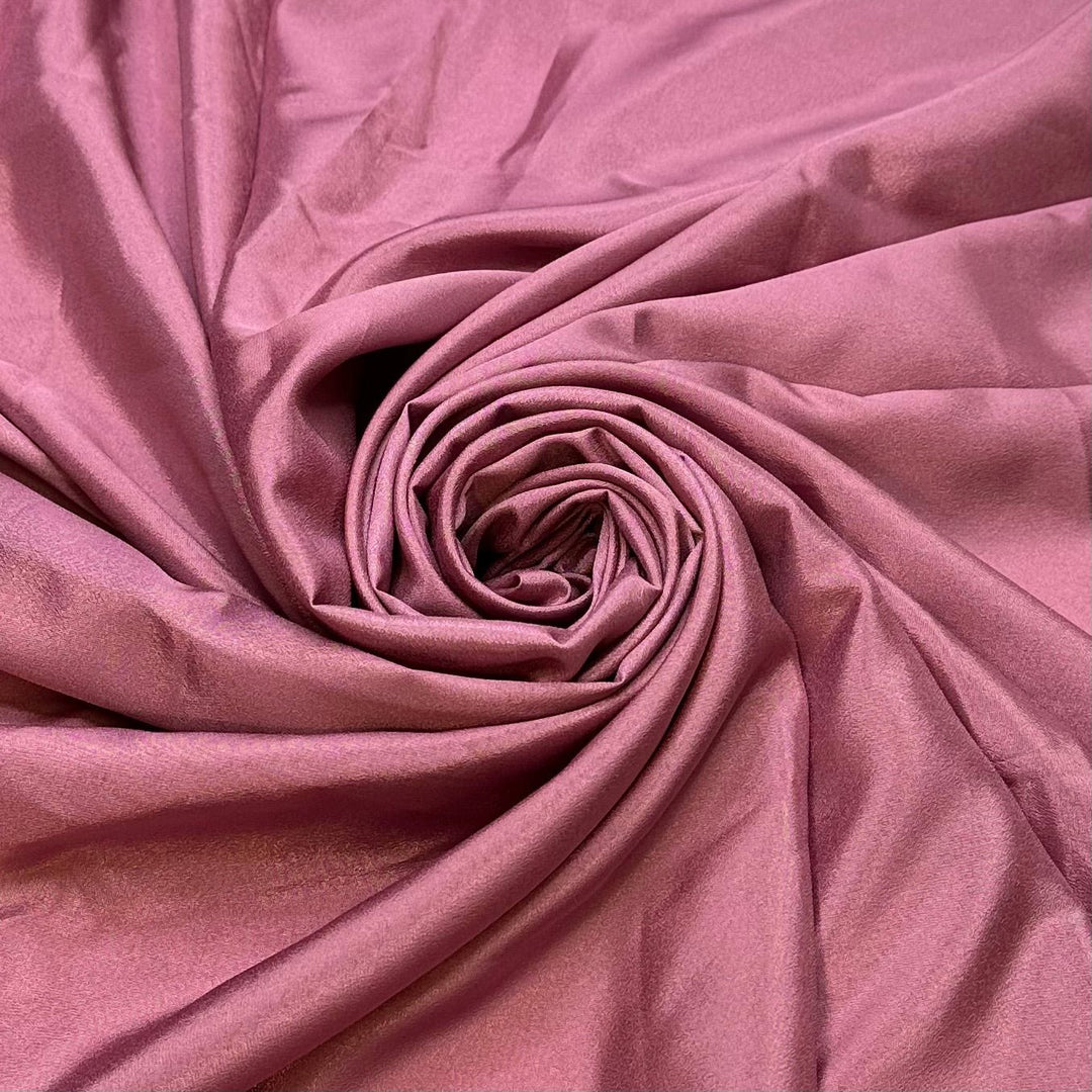 Rising And Setting With The Sun - Polyester Blend Woven - Pink - 2M Bundle - True Deadstock fabric Fabric by private - Sustainable Textile | FABCYCLE