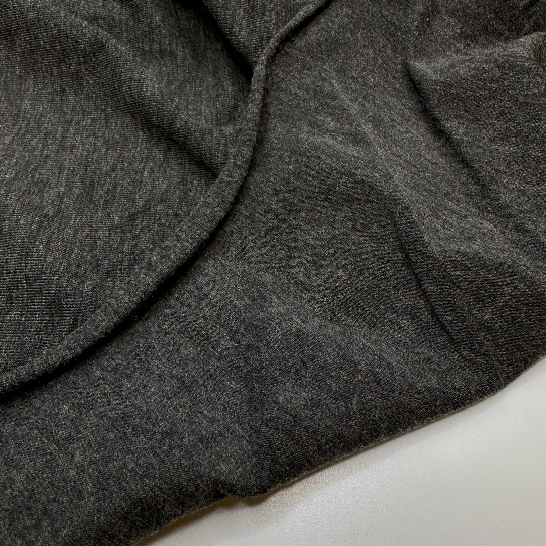 Rock Climbing - Merino Wool Knit - Dark Grey - 3M Bundle - True Deadstock fabric Fabric by private - Sustainable Textile | FABCYCLE