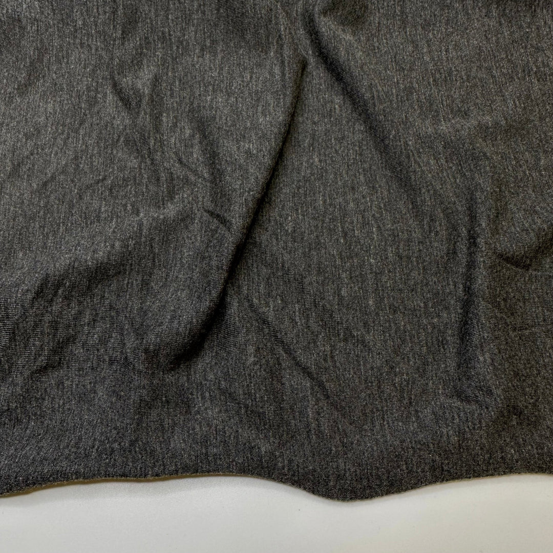 Rock Climbing - Merino Wool Knit - Dark Grey - 3M Bundle - True Deadstock fabric Fabric by private - Sustainable Textile | FABCYCLE