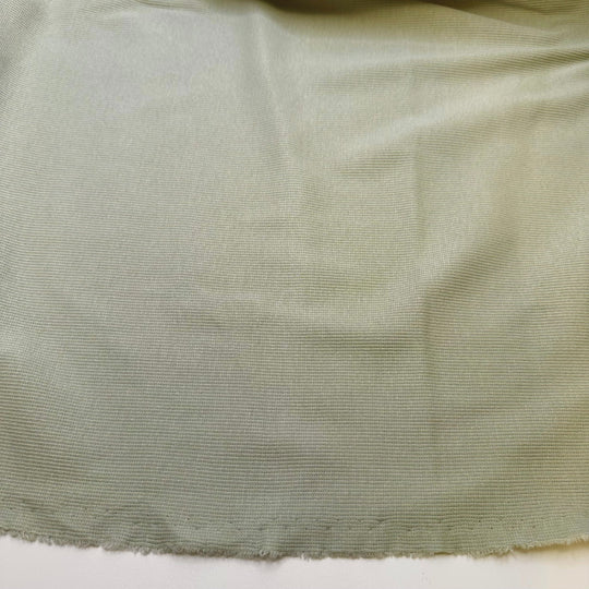 Rock Hounding - Rib Knit Cotton Blend Knit - Light Green - 1.7M Bundle - True Deadstock fabric Fabric by private - Sustainable Textile | FABCYCLE