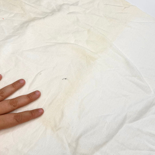 Rolling Hills Of Wheat - Tubular Interlock Cotton Blend Knit - Cream - 1.2M Bundle - True Deadstock fabric Fabric by private - Sustainable Textile | FABCYCLE