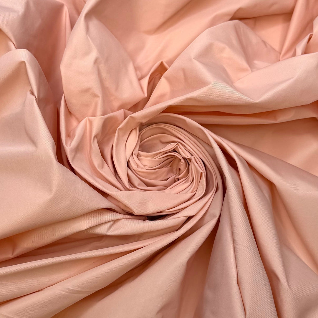 Rose Quartz - Polyester Blend Woven - Light Pink - 2M Bundle - True Deadstock fabric Fabric by private - Sustainable Textile | FABCYCLE