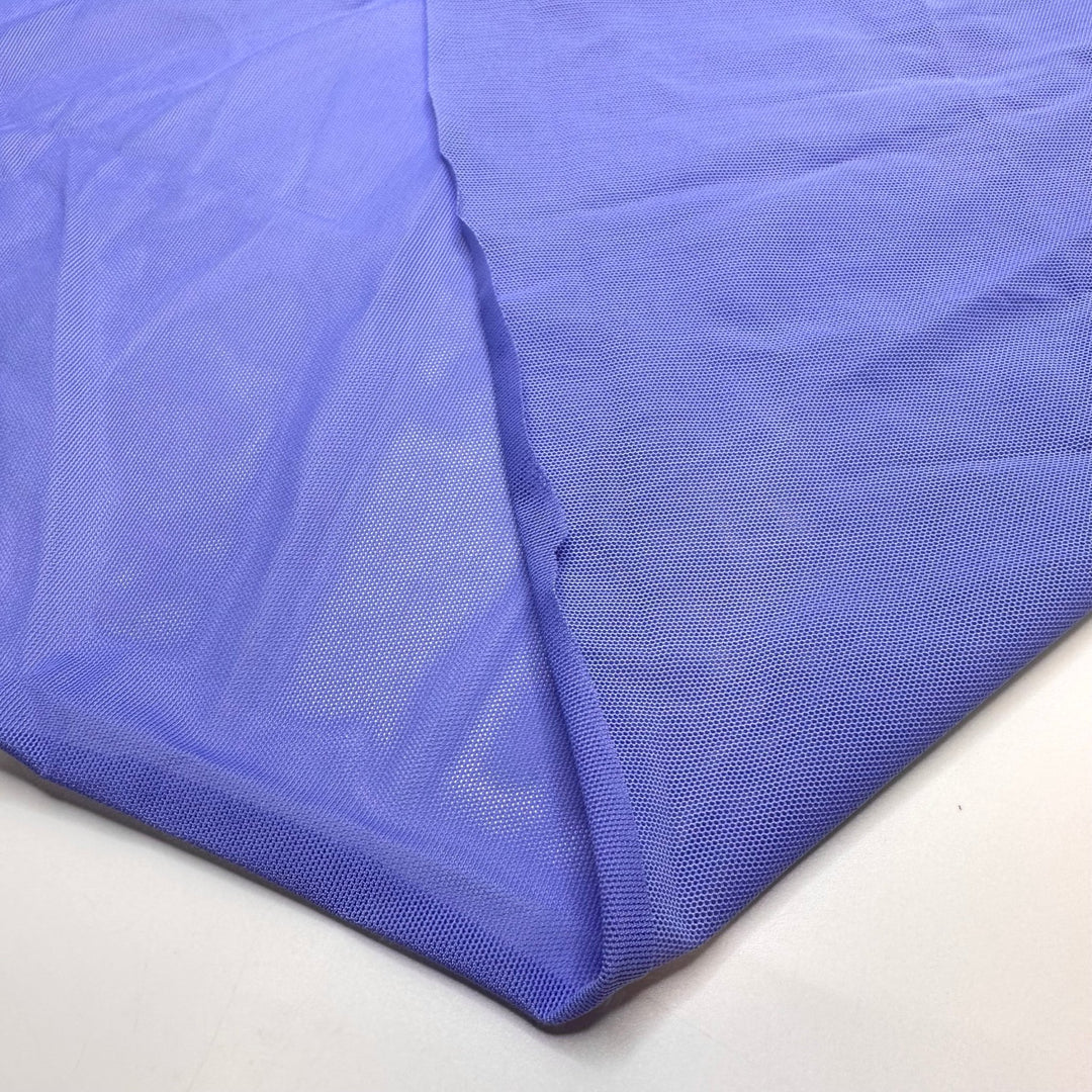 Running In Fields Of Lavender - Mesh Poly/Spandex Knit - Light Purple/Blue - 1M Bundle - True Deadstock fabric Fabric by private - Sustainable Textile | FABCYCLE