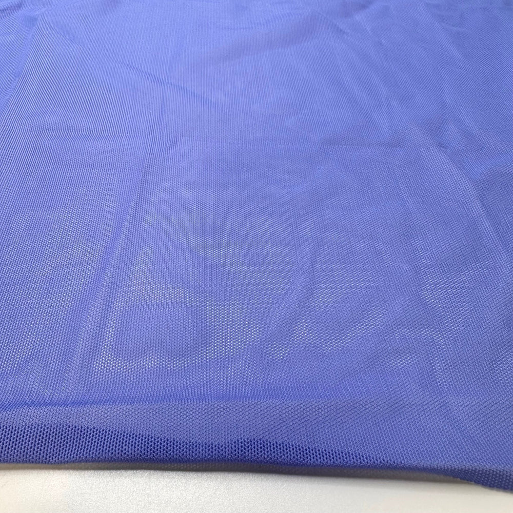 Running In Fields Of Lavender - Mesh Poly/Spandex Knit - Light Purple/Blue - 1M Bundle - True Deadstock fabric Fabric by private - Sustainable Textile | FABCYCLE