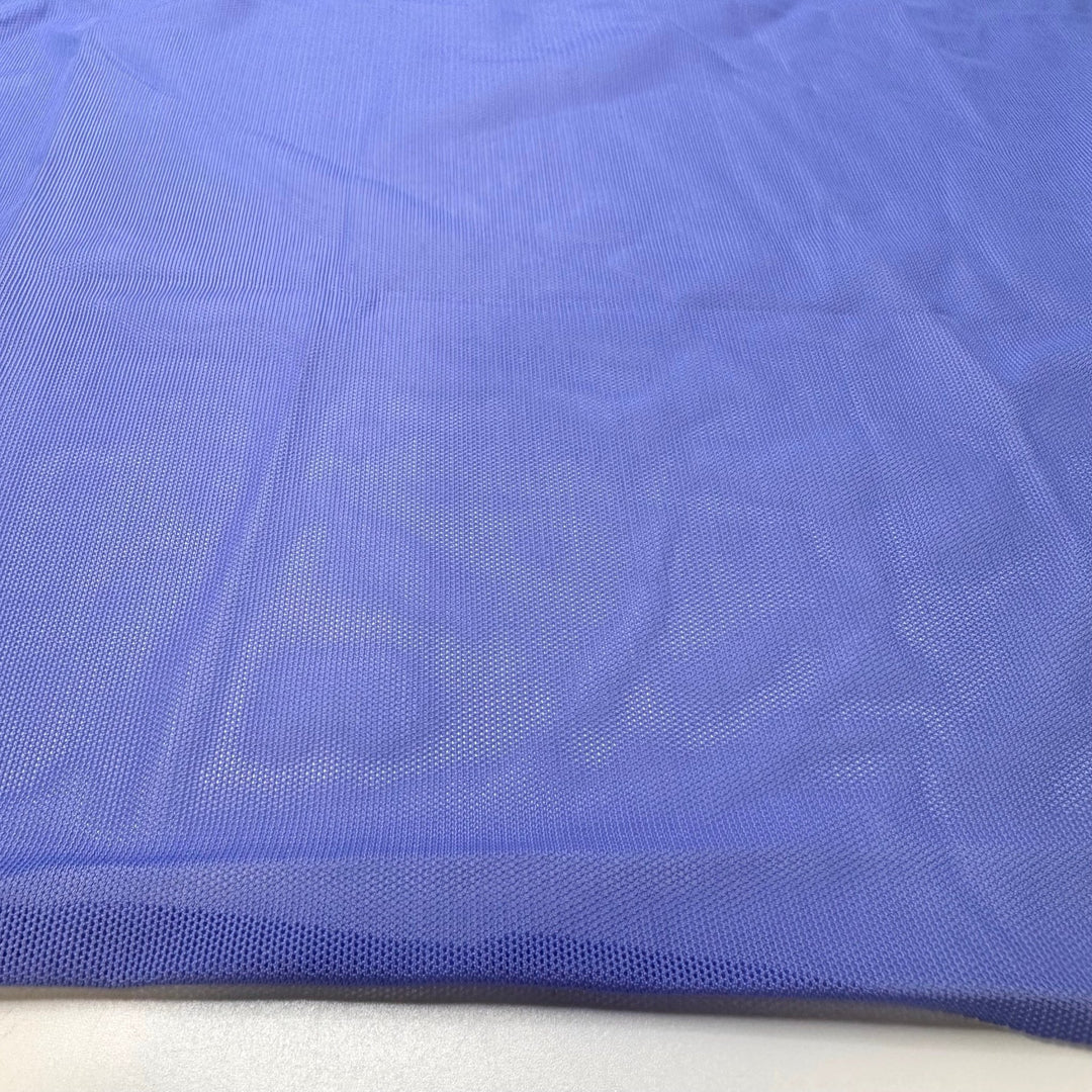 Running In Fields Of Lavender - Mesh Poly/Spandex Knit - Light Purple/Blue - 1M Bundle - True Deadstock fabric Fabric by private - Sustainable Textile | FABCYCLE