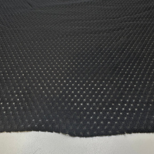 Running On The Road Less Traveled - Mesh Polyester Blend Woven - Black - Bundles - True Deadstock fabric Fabric by private - Sustainable Textile | FABCYCLE