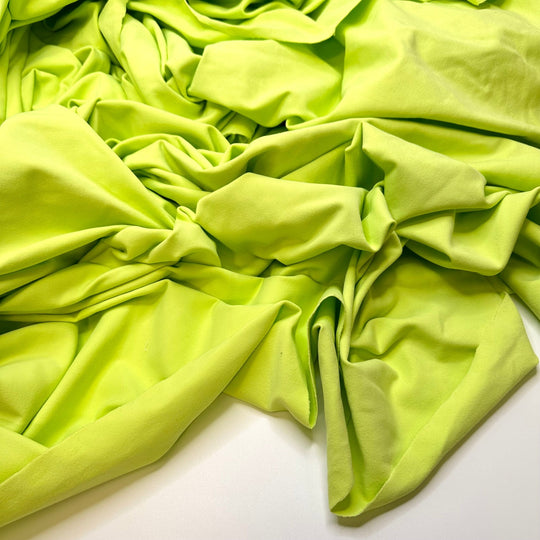 Safety Vest Good Idea - Jersey Poly/Spandex Knit - Neon Lime - 2.6M Bundle - True Deadstock fabric Fabric by private - Sustainable Textile | FABCYCLE