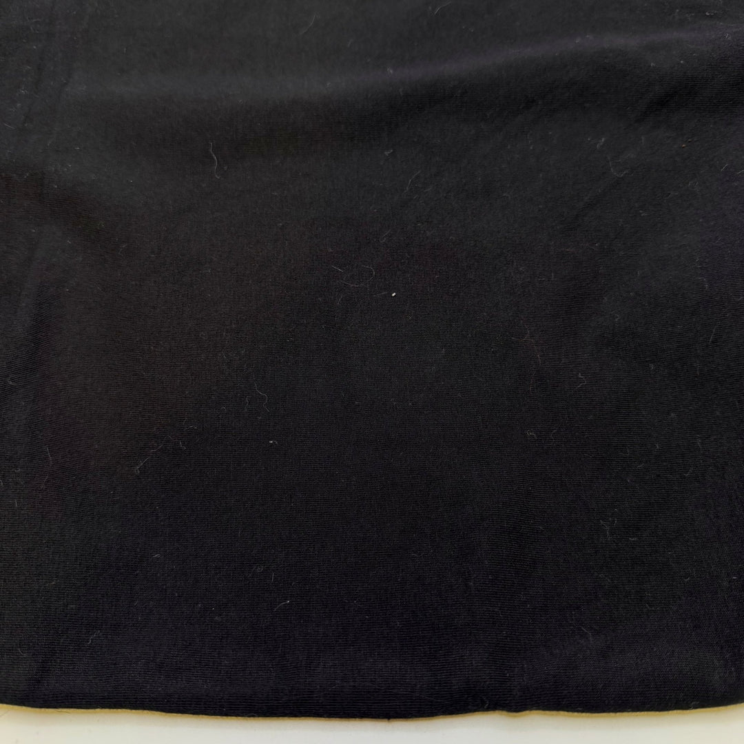Sailback Houndshark Returning - Jersey Cotton Blend Knit - Black - 2M Bundle - True Deadstock fabric Fabric by private - Sustainable Textile | FABCYCLE