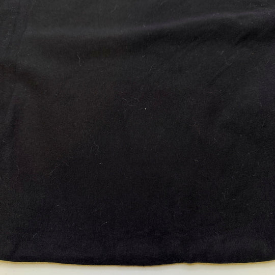 Sailback Houndshark Returning - Jersey Cotton Blend Knit - Black - 2M Bundle - True Deadstock fabric Fabric by private - Sustainable Textile | FABCYCLE
