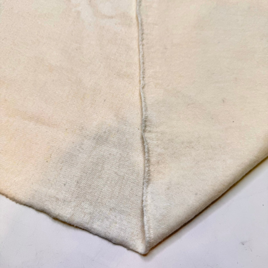 Salmonberries - Jersey Fleece Bamboo Blend Knit - Cream - Bundles - True Deadstock fabric Fabric by private - Sustainable Textile | FABCYCLE