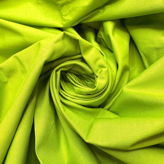 Salsa Verde - Cotton Woven - Light Green - 4.35M Bundle - True Deadstock fabric Fabric by private - Sustainable Textile | FABCYCLE
