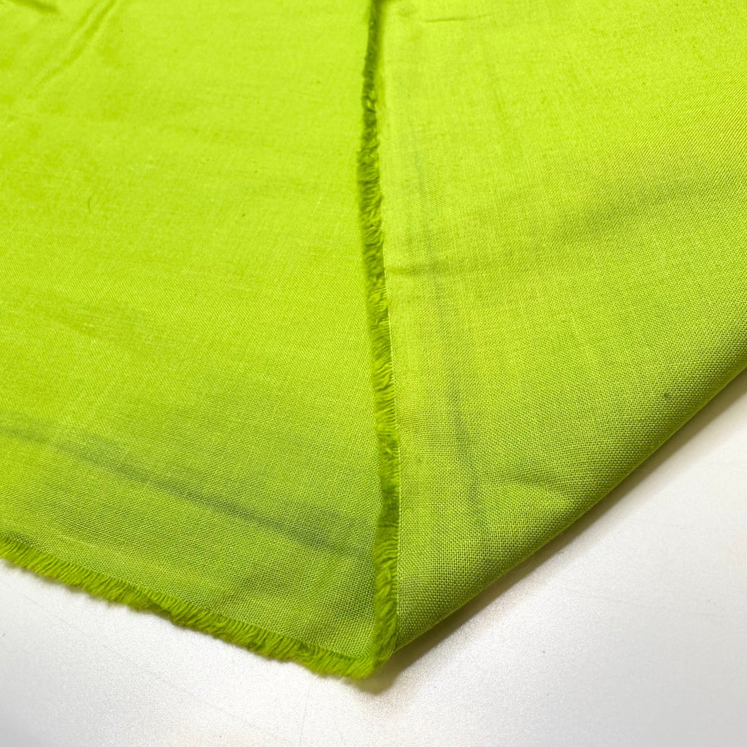 Salsa Verde - Cotton Woven - Light Green - 4.35M Bundle - True Deadstock fabric Fabric by private - Sustainable Textile | FABCYCLE