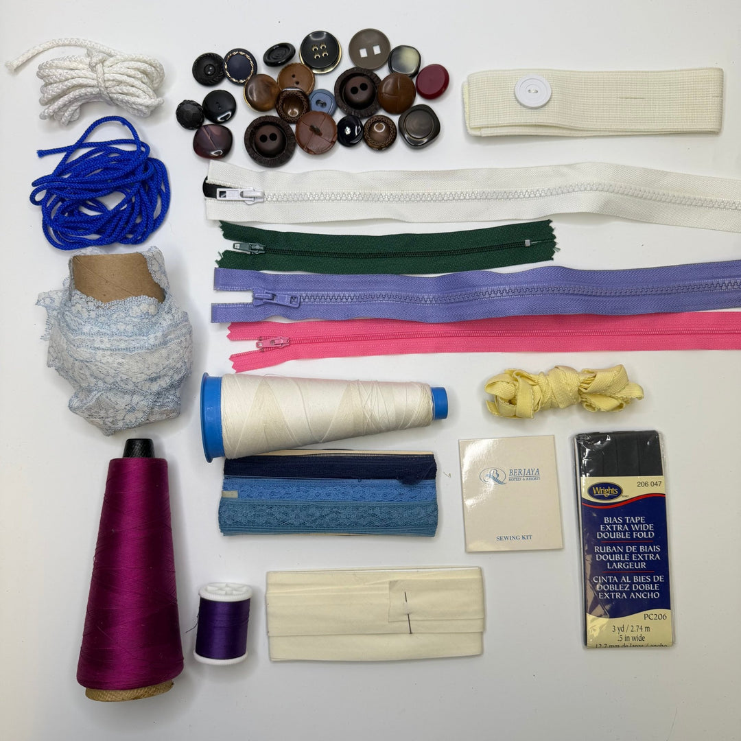 Samantha - Supplies Grab Bag - Multi - Pack - True Deadstock supplies Fabric by private - Sustainable Textile | FABCYCLE