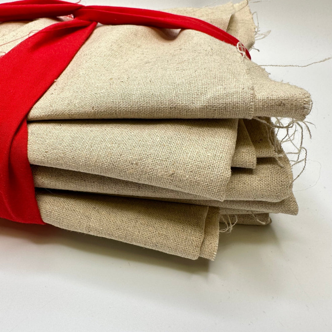 Sample Pack - Cotton/Linen Woven - Light Beige - 1.8M Bundle - True Deadstock fabric Fabric by private - Sustainable Textile | FABCYCLE