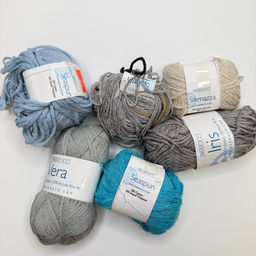 Samples Assortment Yarn - Grey Multi - 6 Pack - True Deadstock supplies Fabric by private - Sustainable Textile | FABCYCLE