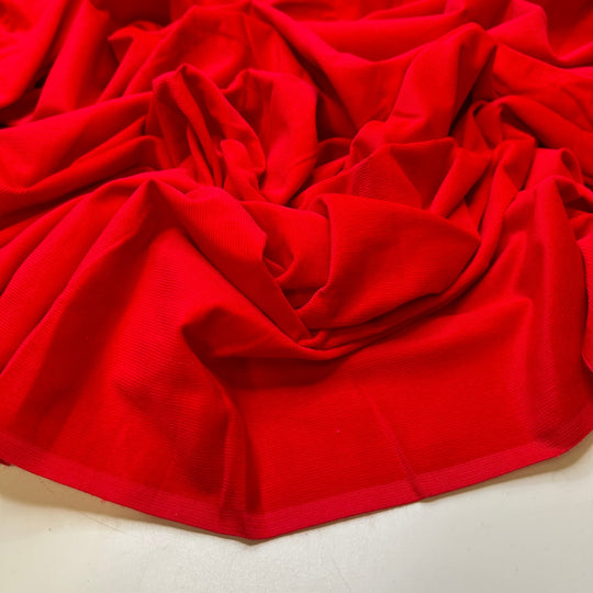 Santa Chic - Corduroy Cotton Woven - Red - 2M Bundle - True Deadstock fabric Fabric by private - Sustainable Textile | FABCYCLE