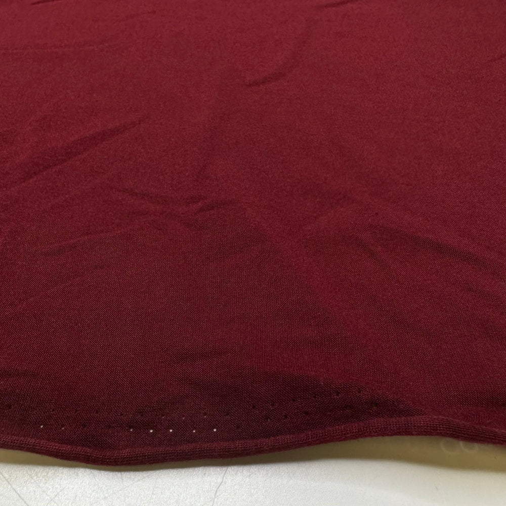 Santa Suit - Jersey Cotton/Poly Knit - Burgundy - 2M Bundle - True Deadstock fabric Fabric by private - Sustainable Textile | FABCYCLE