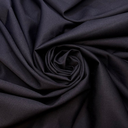 Sapphire Depth - Twill Weave Wool Woven - Dark Navy - 1.6M Bundle - True Deadstock fabric Fabric by private - Sustainable Textile | FABCYCLE
