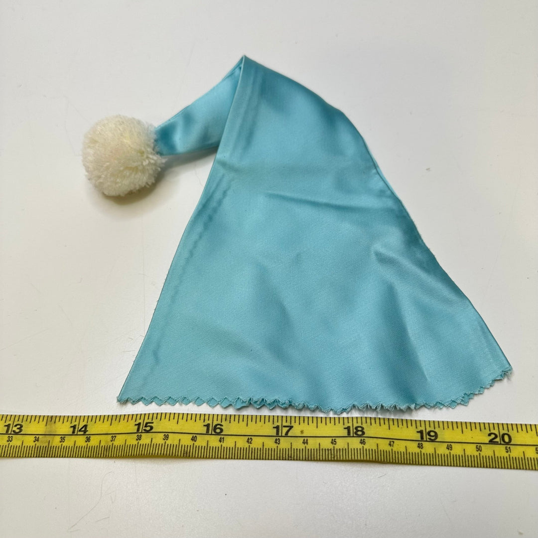 Satin Doll Hat Accessories - Light White/Blue - Individual - True Deadstock supplies Fabric by private - Sustainable Textile | FABCYCLE