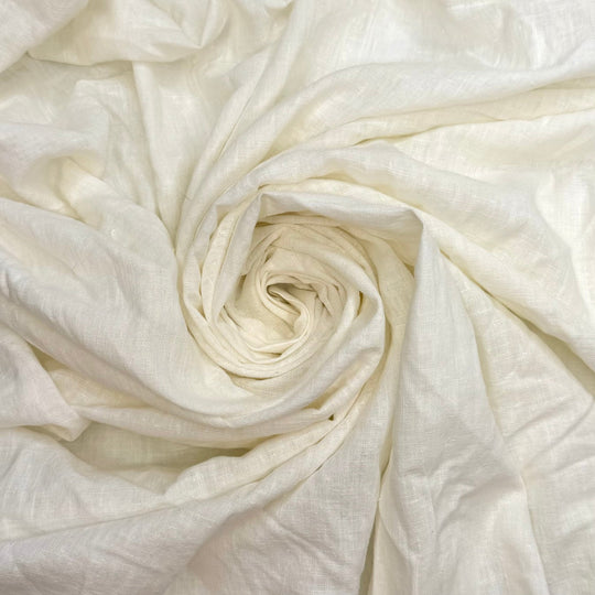 Sausage Puns Are The Wurst - Cotton Blend Woven - Light Cream - 1.8M Bundle - True Deadstock fabric Fabric by private - Sustainable Textile | FABCYCLE