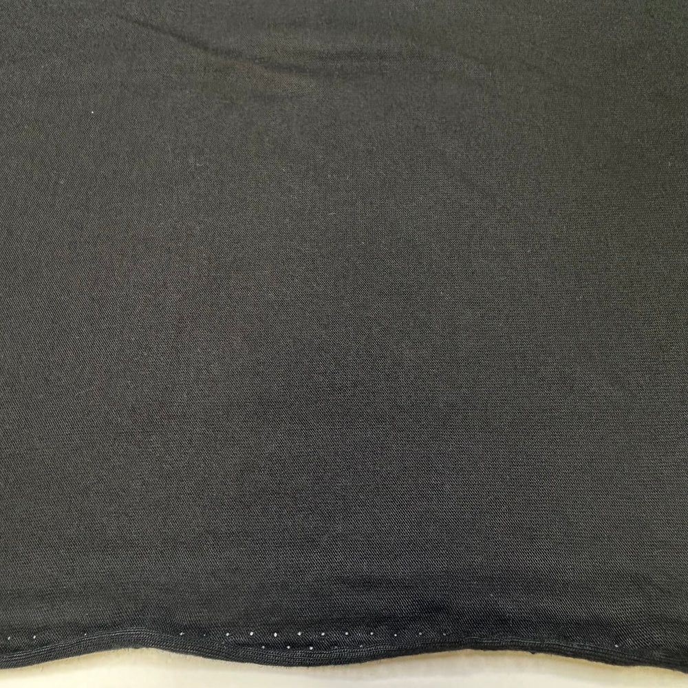 Sci Fi Horror Movie Marathon - Jersey Cotton/Bamboo Knit - Black - 2M Bundle - True Deadstock fabric Fabric by private - Sustainable Textile | FABCYCLE