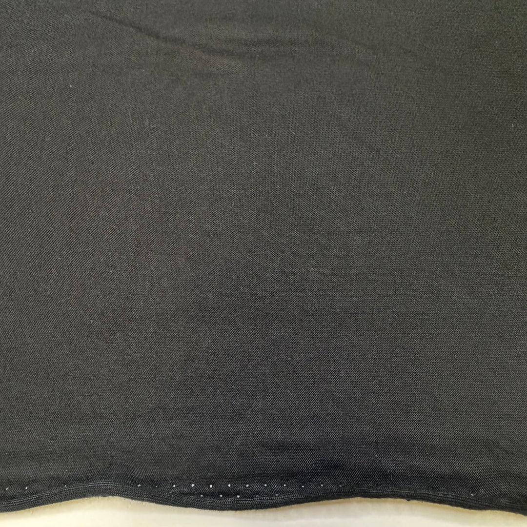 Sci Fi Horror Movie Marathon - Jersey Cotton/Bamboo Knit - Black - 2M Bundle - True Deadstock fabric Fabric by private - Sustainable Textile | FABCYCLE