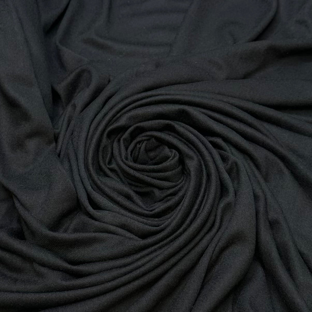 Sci Fi Horror Movie Marathon - Jersey Cotton/Bamboo Knit - Black - 2M Bundle - True Deadstock fabric Fabric by private - Sustainable Textile | FABCYCLE