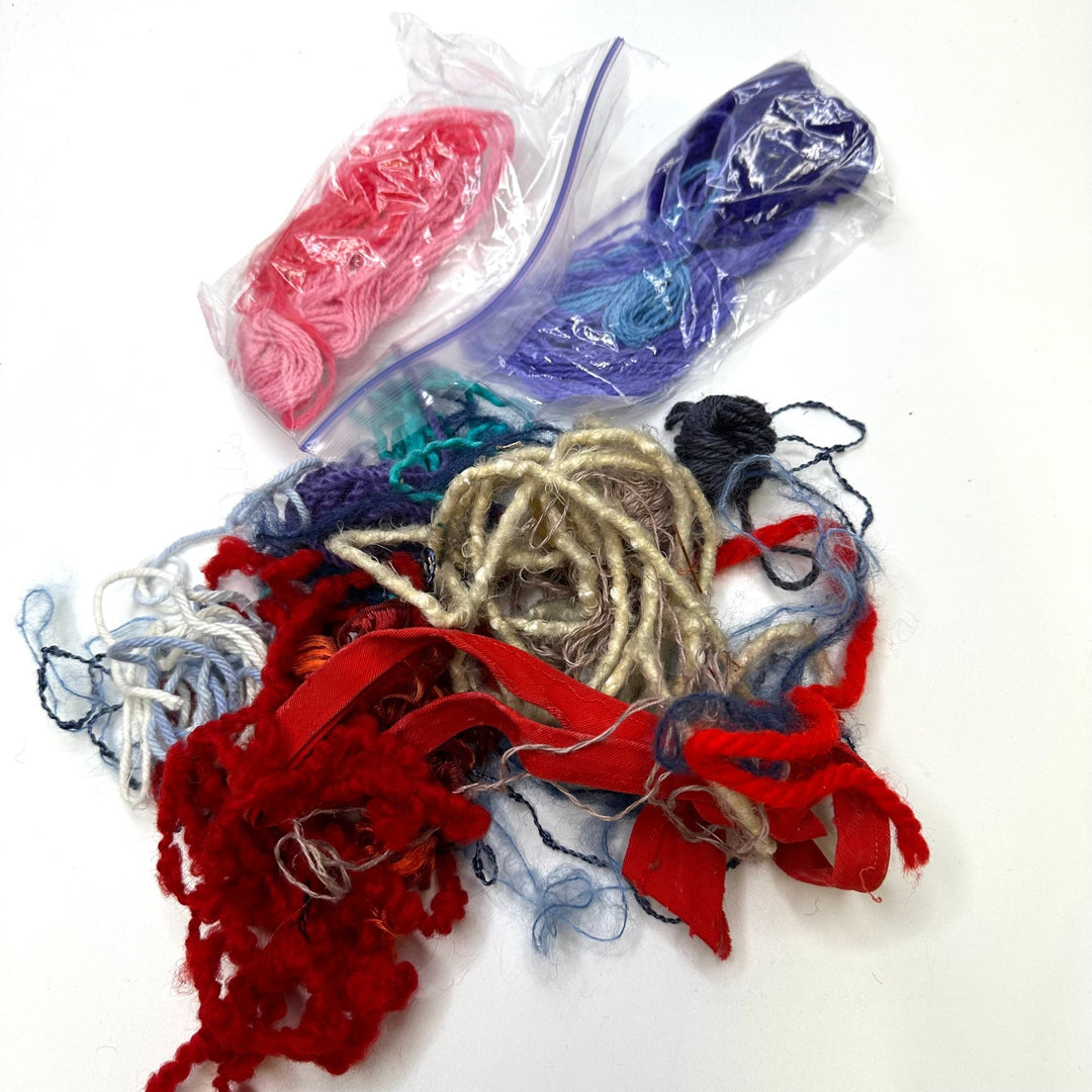 Scrap Ends Pack Yarn - Multi - 5 Pack - True Deadstock supplies Fabric by private - Sustainable Textile | FABCYCLE