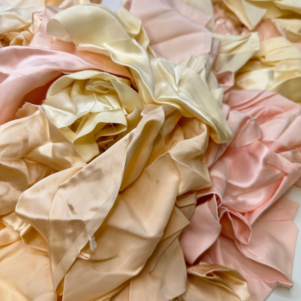 Scrap Silk Satin Pack - 1 Pound - True Deadstock Fabric Fabric by Private - Sustainable Textile | FABCYCLE