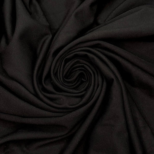 Scuba Certification - Interlock Polyester Blend Knit - Black - Bundles - True Deadstock fabric Fabric by private - Sustainable Textile | FABCYCLE