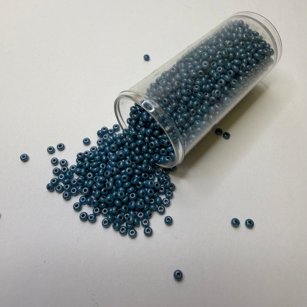 Sea Blue Seed Beads Beads - Blue - 400 Pack - True Deadstock supplies Fabric by private - Sustainable Textile | FABCYCLE