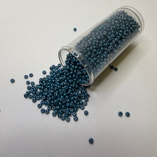 Sea Blue Seed Beads Beads - Blue - 400 Pack - True Deadstock supplies Fabric by private - Sustainable Textile | FABCYCLE