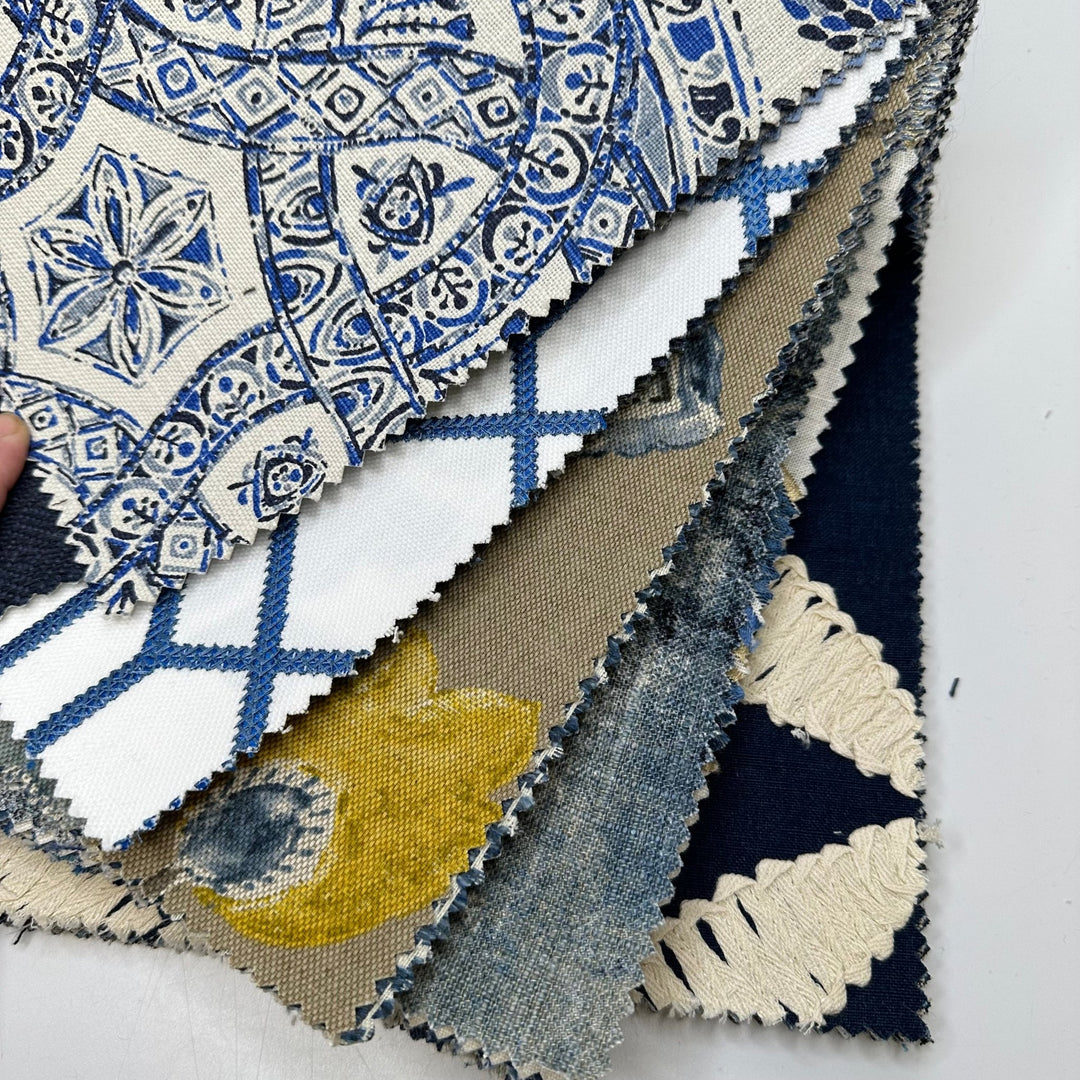 Sea Side - Home Décor Sample Books - Square - True Deadstock fabric Fabric by private - Sustainable Textile | FABCYCLE