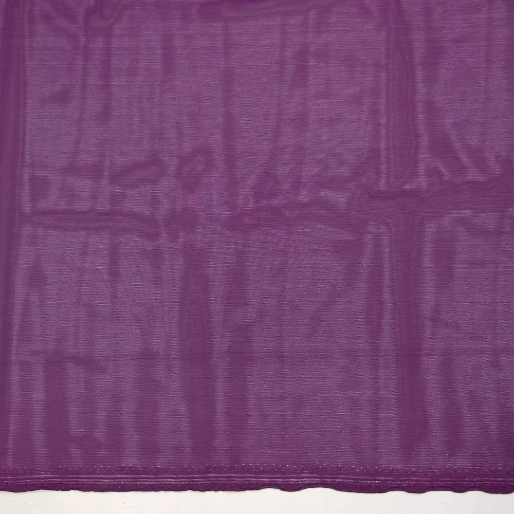 Sea Urchins - Mesh Nylon/Spandex Knit - Dark Purple - 1M Bundle - True Deadstock fabric Fabric by private - Sustainable Textile | FABCYCLE