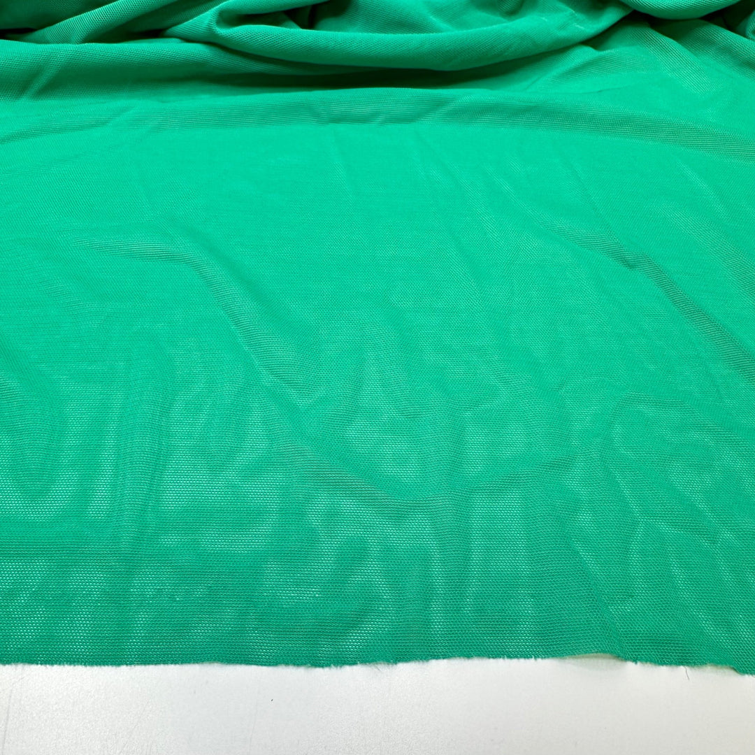 Seagrass - Mesh Poly/Spandex Knit - Green - 1.85M Bundle - True Deadstock fabric Fabric by private - Sustainable Textile | FABCYCLE
