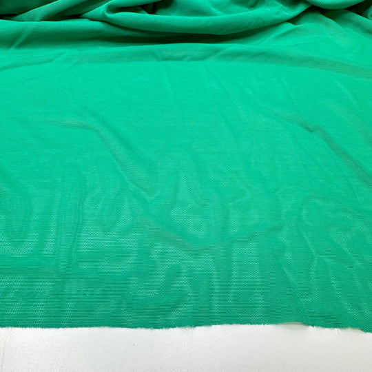Seagrass - Mesh Poly/Spandex Knit - Green - 1.85M Bundle - True Deadstock fabric Fabric by private - Sustainable Textile | FABCYCLE