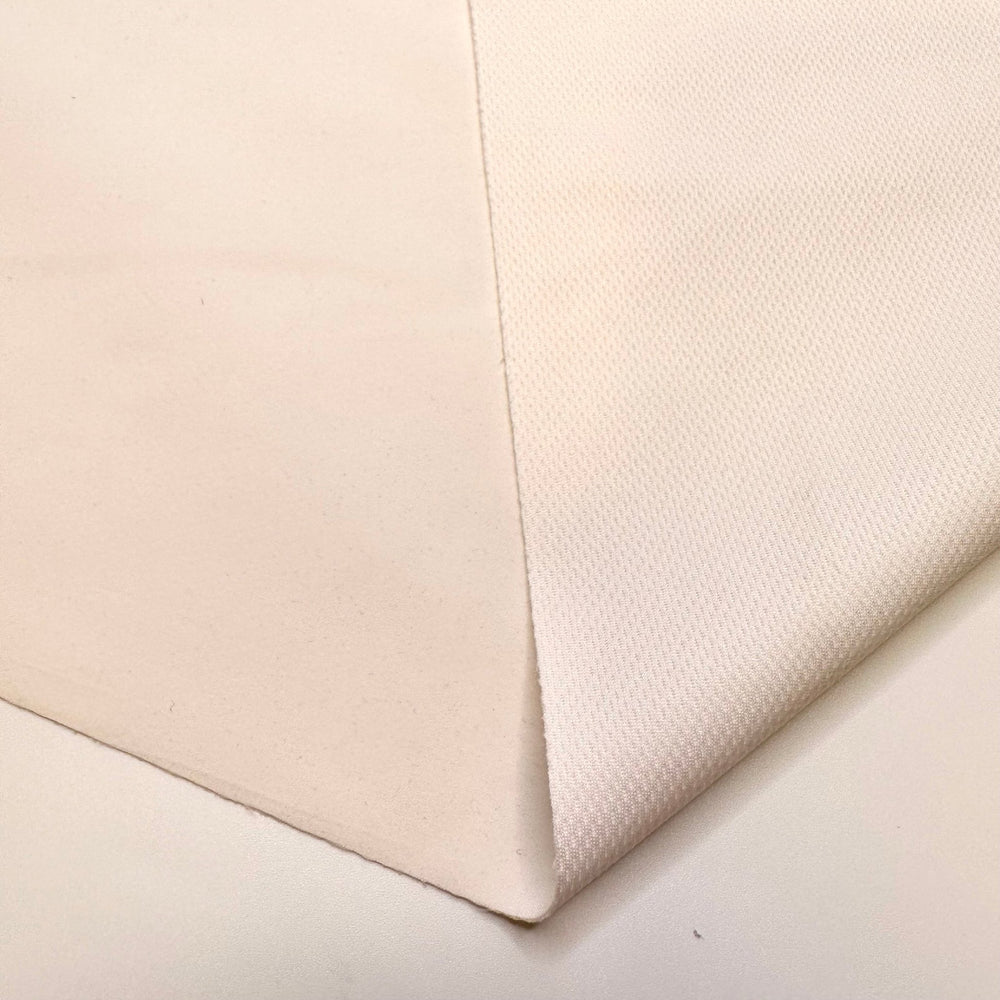 Seagull Snatcher - Water Resistant Soft Shell Poly/Nylon Knit - White - 1.2M Bundle - True Deadstock fabric Fabric by private - Sustainable Textile | FABCYCLE