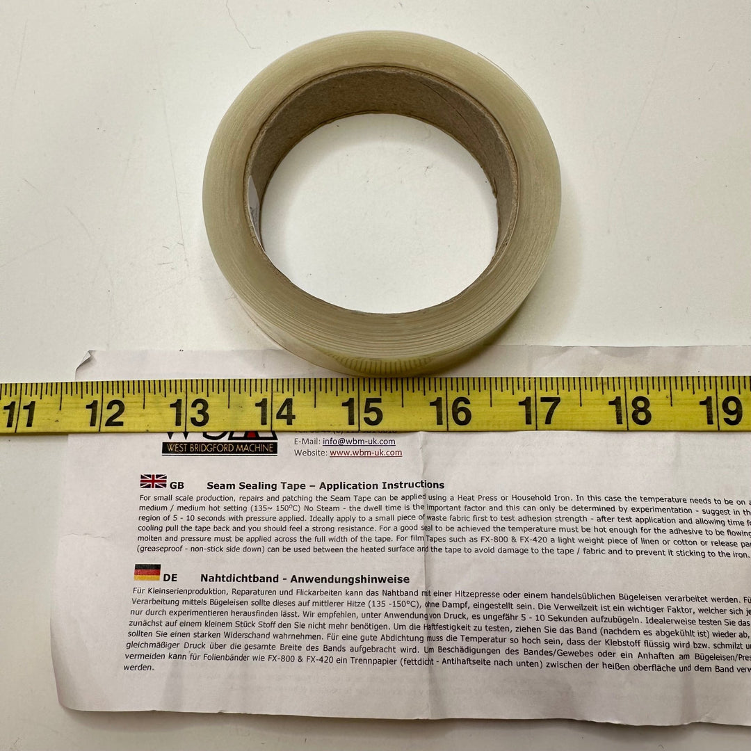 Seam Seal Tape - Cream - Individual - True Deadstock supplies Fabric by private - Sustainable Textile | FABCYCLE