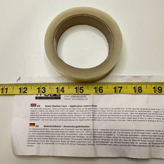 Seam Seal Tape - Cream - Individual - True Deadstock supplies Fabric by private - Sustainable Textile | FABCYCLE