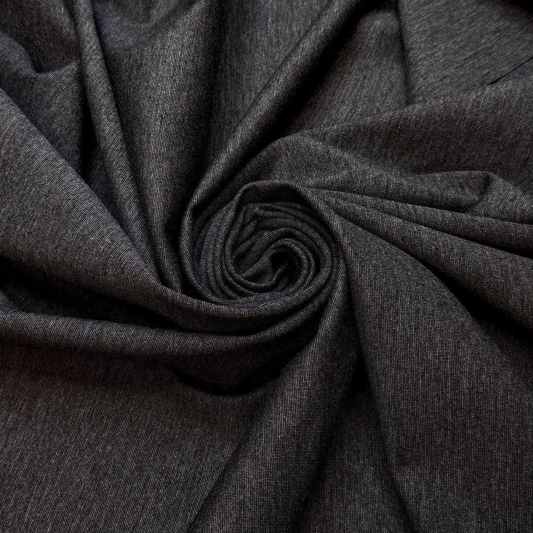 Searching High And Low - Natural Blend Knit - Dark Grey - Bundles - True Deadstock fabric Fabric by private - Sustainable Textile | FABCYCLE