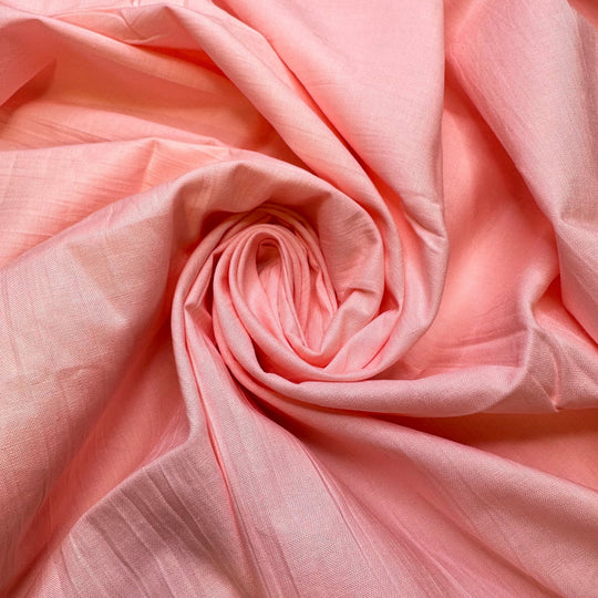 Seasick - Cotton Blend Woven - Light Pink - 1M Bundle - True Deadstock fabric Fabric by private - Sustainable Textile | FABCYCLE