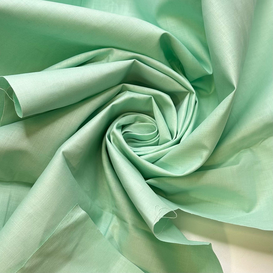 Seaside Sewing Session - Cotton Woven - Seafoam - 1.5M Bundle - True Deadstock fabric Fabric by private - Sustainable Textile | FABCYCLE